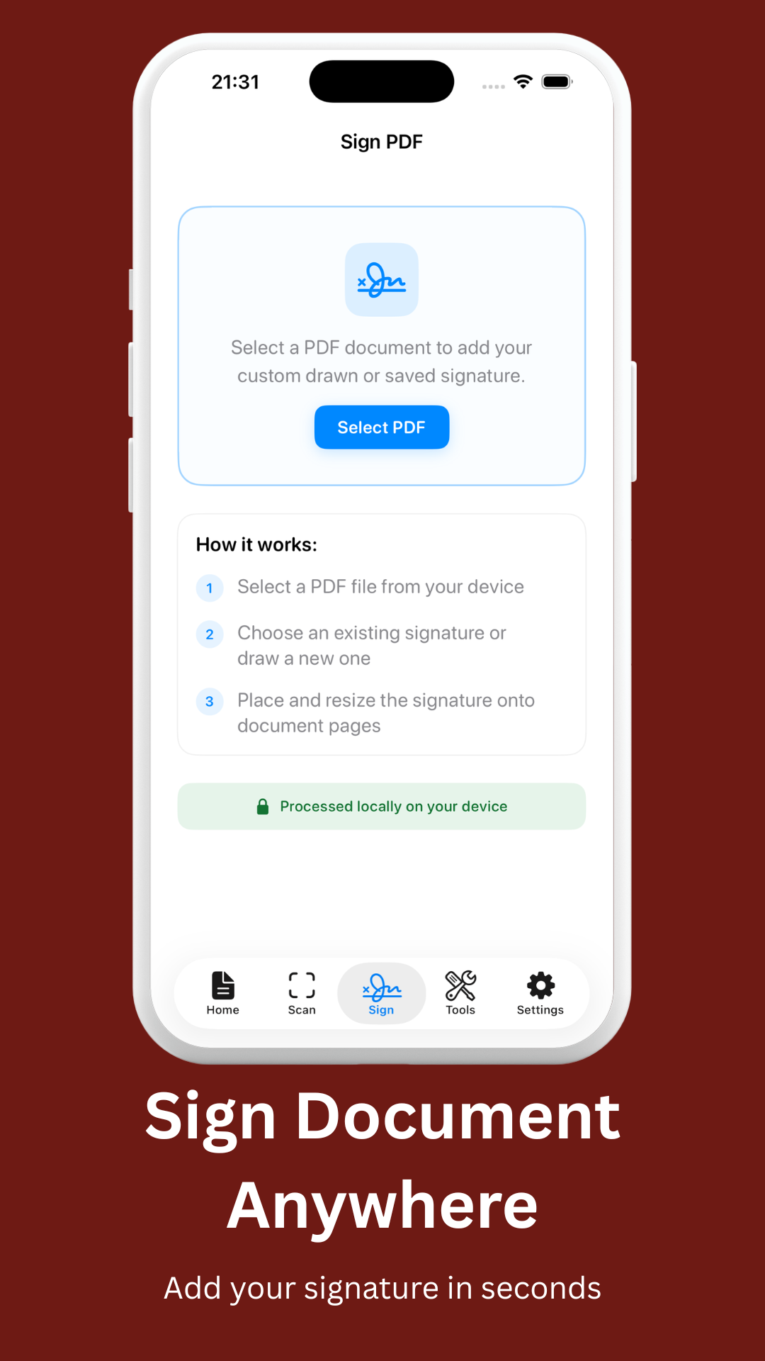 MyPDF App Feature Screenshot 5